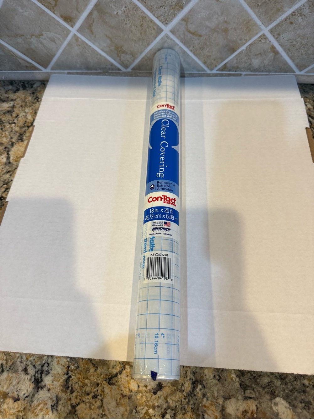 Con-Tact Clear Matte Covering_Versatile _Self-Adhesive Shelf Liner_18 in x 20 ft